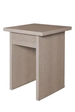 Small wooden table. Stock Photos