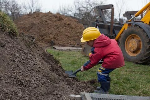 Small worker Stock Photos