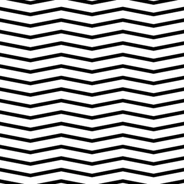 Small zigzag wave lines seamless vector pattern. Stock Illustration