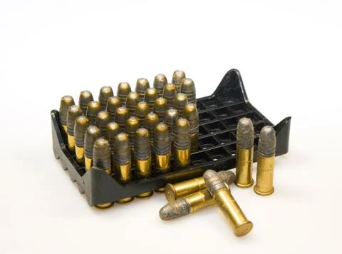 Smallbore cartridge Stock Photos