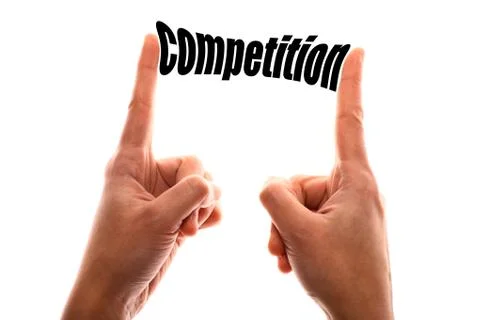 Smaller competition concept Stock Photos