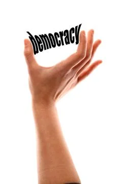Smaller democracy concept Stock Photos