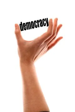 Smaller democracy concept Stock Photos
