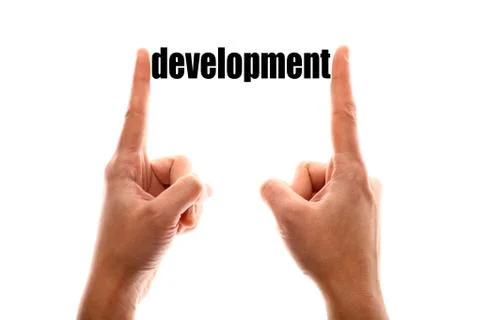 Smaller development concept Foto stock