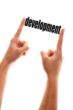 Smaller development concept Stock Photos