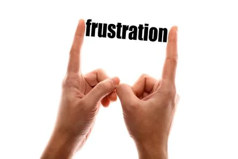 Smaller frustration Stock Illustration