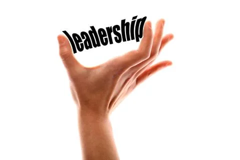 Smaller leadership concept Stock Photos