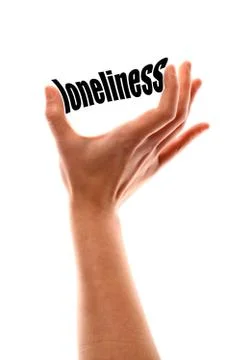 Smaller loneliness concept Stock Photos