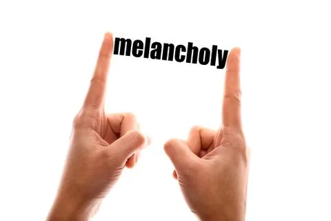 Smaller melancholy concept Stock Photos