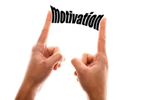 Smaller motivation concept Stock Photos