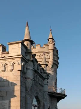 The smallest castle Stockfoto's