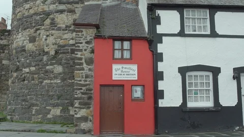 Smallest house in Wales. Stock Footage 88289555