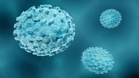 Smallpox or Monkeypox viruses Stock Footage 195124433