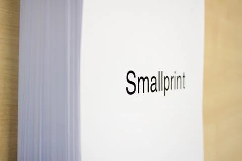 Smallprint 스톡 사진