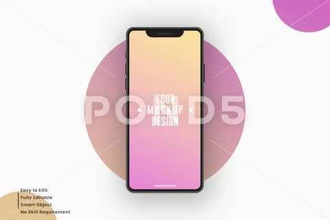 Smarphone Mockup for Application PSD 템플릿