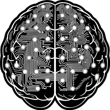 Smart AI Assistant Icon . Your Friendly Digital Chatbot Stock-Illustration