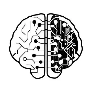 Smart AI Assistant Icon . Your Friendly Digital Chatbot Stock-Illustration