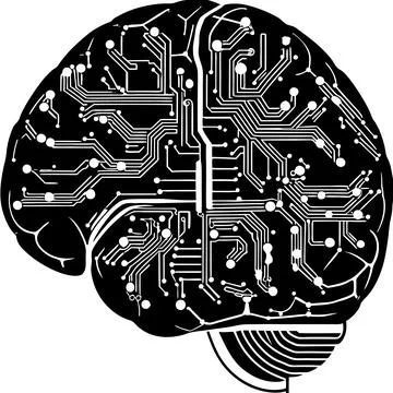 Smart AI Assistant Icon . Your Friendly Digital Chatbot Stock-Illustration