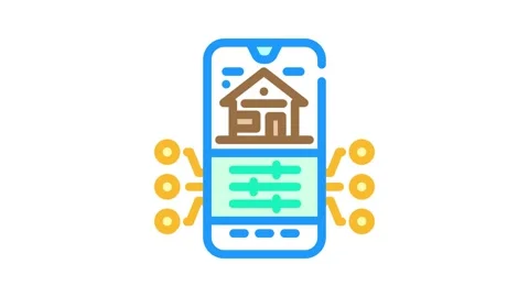 Smart app integration animation Stock Footage 327256067