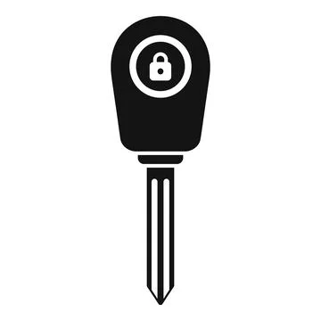 Smart auto key icon simple vector. Control security イラスト素材