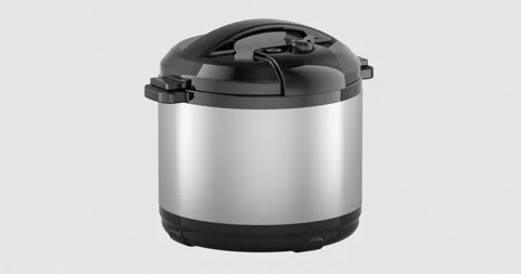 Smart Automatic Multicooker rotation animation seamlessly loopable. 3D rend.. 動画素材 324676861