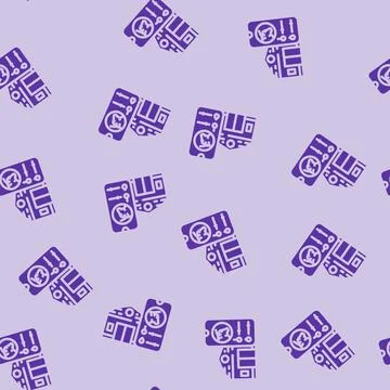 Smart barn agri tech glyph vector seamless pattern Stock Illustration