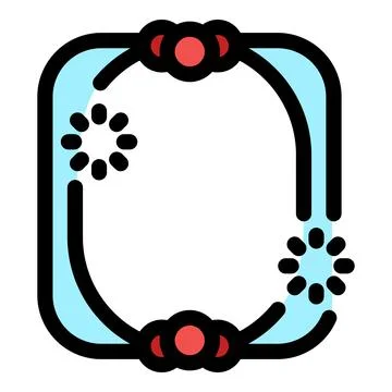 Smart bracelet showing loading status with rotating animation icon Illustrazione stock