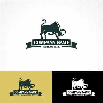 Smart bull Stock Illustration