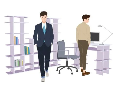 Smart Business man Stock Illustration