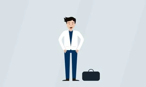 Smart businessman Illustration