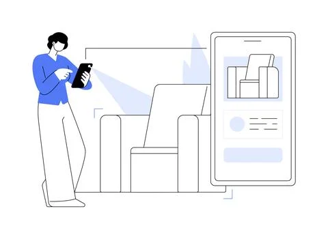 Smart camera abstract concept vector illustration. 스톡 일러스트