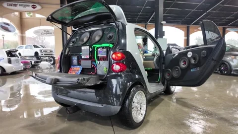 Smart Car with Custom Sound system 2 Stock-Footage 299514572
