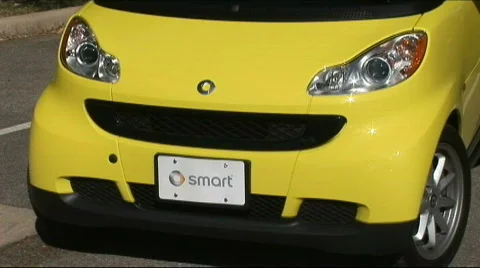Smart car front Stock Footage 565847