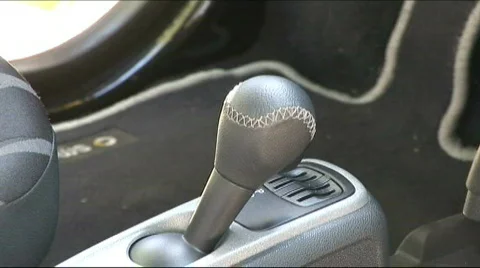 Smart car stick shift 2 Stock Footage 566758