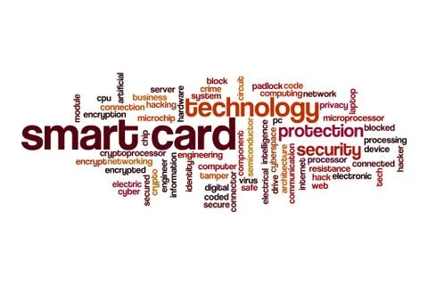 Smart card cloud concept Illustrazione stock