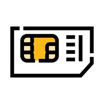Smart card connection for cellular mobile devices Stock Illustration