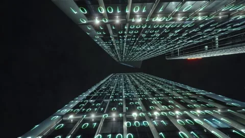 Smart city and communication network concept Video stock 240200122