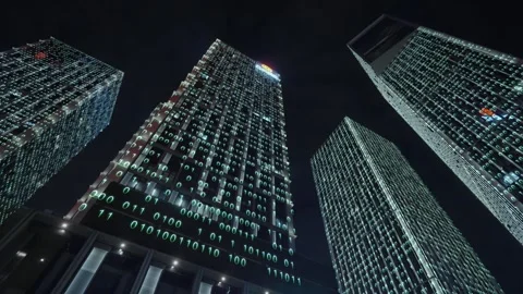 Smart city and communication network concept Video stock 240200706