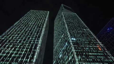 Smart city and communication network concept Video stock 240201669
