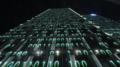 Smart city and communication network concept Video stock 240202007