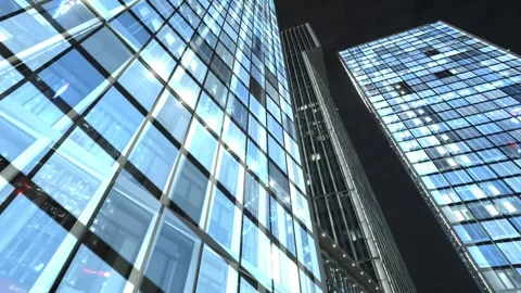 Smart city and communication network concept Video stock 240204333