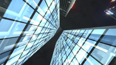 Smart city and communication network concept Video stock 240204485