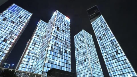 Smart city and communication network concept Video stock 240204703