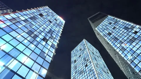 Smart city and communication network concept Video stock 240205081