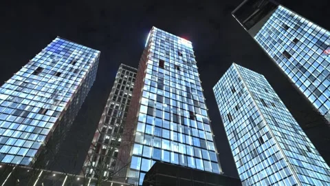 Smart city and communication network concept Video stock 240205481