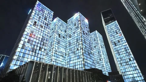 Smart city and communication network concept Video stock 240205817