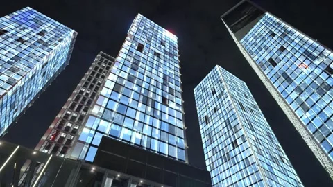 Smart city and communication network concept Video stock 240205826