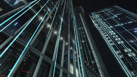 Smart city and communication network concept 스톡 동영상 240206767