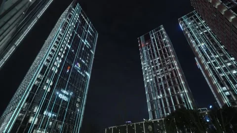 Smart city and communication network concept 스톡 동영상 240206772