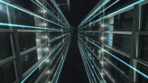 Smart city and communication network concept Video stock 240207325